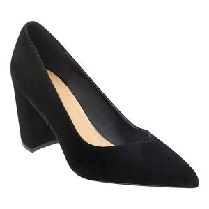 Marc Fisher Suede Block Heels Caitlin